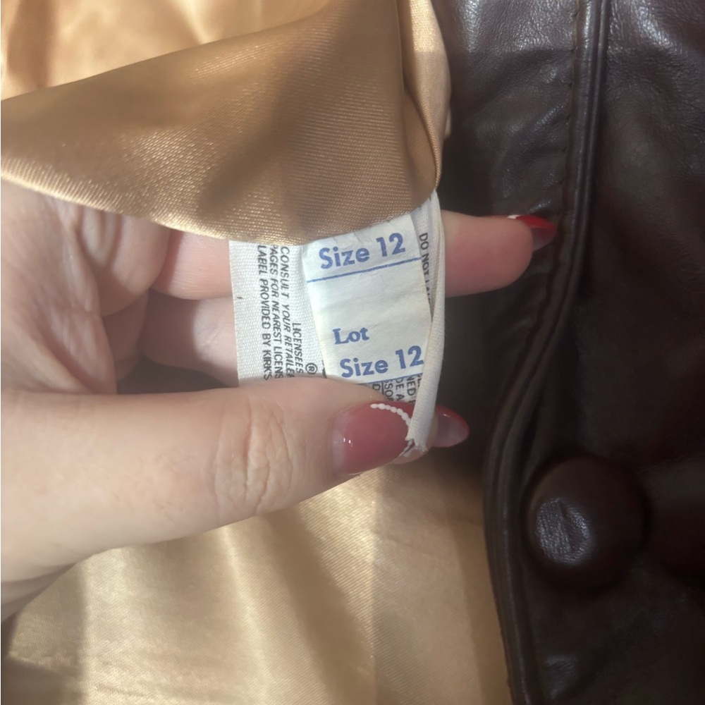 1970s Vintage Ladies Leather Jacket size 12 Excellent vintage condition Fall - Picture 6 of 6